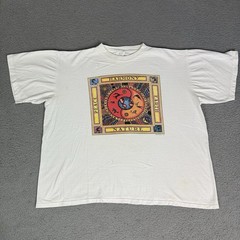 Vintage Human-i-tees T Shirt Mens 2XL White Peace Nature Harmony Single Stitch