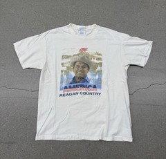 Vintage Ronald Reagan Country White Men’s Graphic T-shirt L President Politics