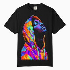 Neon Hip Hop Graphic T-Shirt, Comfort Colors T Shirt, Unisex Streetwear Tee