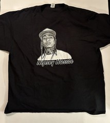 Nipsey Hussle Art Tshirt TMC Crenshaw Rap Hiphop Tee 3XL Big & Tall Size
