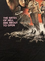 Fright-Rags Lucio Fulci’s The Beyond Baseball Tee Shirt Raglan Large OOP Zombie