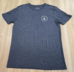 Volcom Stone “True To This” Logo T-Shirt Mens Sz Large, Short Sleeve, Dark Gray