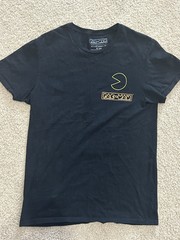 Pac-Man Bandai Namco Ent Inc. Black T-Shirt Size Small C-Life Group, LTD Neon