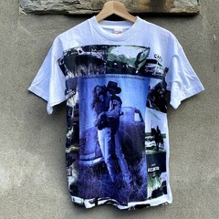 Vintage Cowboy Horse Western All Over Print 80s Movie T Shirt Size Small