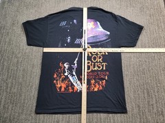 ACDC Rock Or Bust T-Shirt Black Adult Size Large Rock Band Angus Young