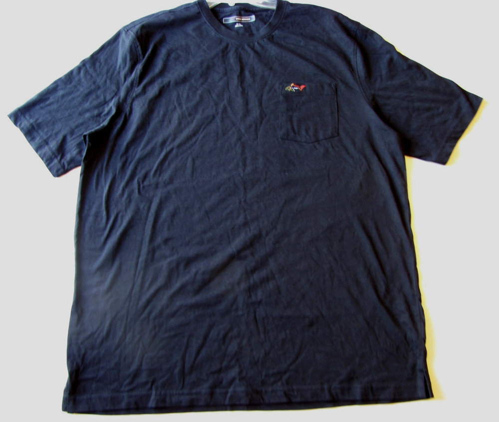 Greg Norman T-Shirt Mens XL Black Short Sleeve Crew Neck Pocket Unworn