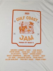 Gulf Coast Jam Mens 3XL Cream 2023 Concert Tour Country Music T Shirt Hardy New