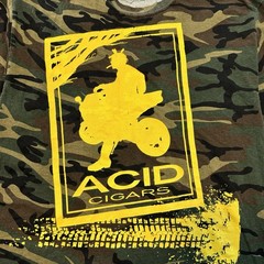 Vtg Y2K Acid Cigars T Shirt Men’s Large Camo Double Sided Graphic Tobacco Promo