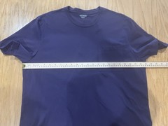 Goodthreads Shirt Mens Extra Large Dark Purple Short Sleeve Shirt