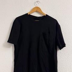 Smog Black Relaxed Fit Chest Pocket T-Shirt M 2541