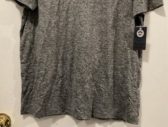 Flag & Anthem MadeFlex Men’s Grey Short Sleeve Henley Tee Shirt Size Medium NWT