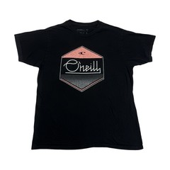 ONeill Shirt Mens Large L Black Red Classic Tee Short Sleeve Beach Outdoor