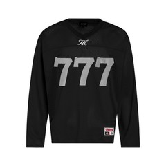 Oversized 777 Mesh Jersey Long Sleeve T-Shirt Streetwear Vintage Athletic