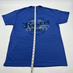 MV Sport T-Shirt Men M Blue Graphic Print Robert Moses ..#31035