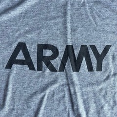 GENUINE US ARMY PT PHYSICAL FITNESS GRAY LONG SLEEVE T SHIRT Extra Large – VGC