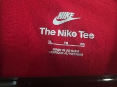 LOT OF 2 MENS THE NIKE TEE SHIRTS ONE GRAY AND ONE RED BOTH SIZE XL