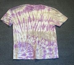 Hand Dyed Tie Dye Short Sleeve Shirt XL. Unisex For Men And Women. 100% Cotton.