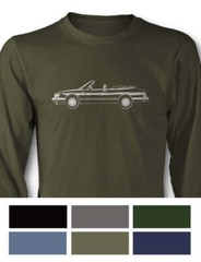 Saab 900 Turbo Convertible T-Shirt – Long Sleeves – Side View
