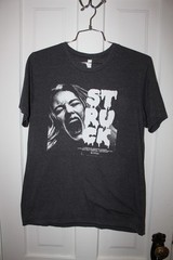 STRUCK Movie SHIRT Large Gray Short Sleeve Cotton Poly Blend Salt Lake Portland