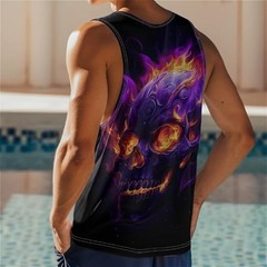 Novelty Graphic Mens Cool 3D Tank Top