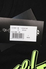 Diesel T-Diego Just K45 Mens T-Shirt Black Neon Size L Cotton 80$ Crew Neck S/S