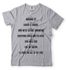 GYM Workout T-shirt Funny Workout Meter Sweat-o-meter timer Measure exercise T