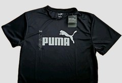 PUMA Logo Men’s Dry Cell Short-Sleeve T-Shirt Black Size XL NEW