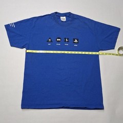 🔥 RARE 3-Sided NOS SCEA EMPLOYEE EXCLUSIVE E3 PLAYSTATION Promo BOOTH SHIRT 🔥