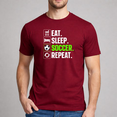 Soccer Shirt Funny Sarcastic Soccer Routine Art Graphic Men Boys Sport Fan