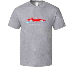 My Other Car Is A Legend Funny Red C3 Vette Classic Vintage Sports Car T Shirt