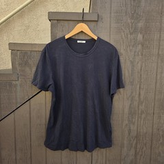 Buck Mason Size Large Black Cotton Short Sleeve Crew Neck T shirt SIZE LARGE