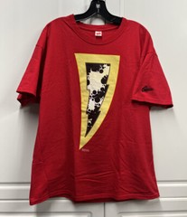 Graphitti Designs SHAZAM Black Adam Logo DC COMICS Red T Shirt – Extra Large XL