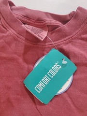 Comfort Colors Cotton Short Sleeves Crew Neck Heavyweight Crimson T-Shirt 2XL