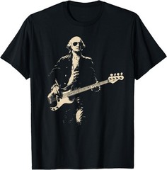 Funny Bass Face Washington School History Musician Theme T-Shirt