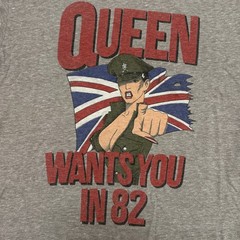 Vintage Queen Shirt 80s Tour Concert Rock Band Tee Single Stitch Freddie Mercury