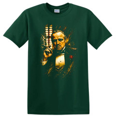 Godfather Inspired T Shirt Vintage Art Design Mafia Classic Film Tee