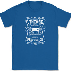 Original Vintage YEAR Age To Perfection T-Shirt Birthday Custom Personalized Tee