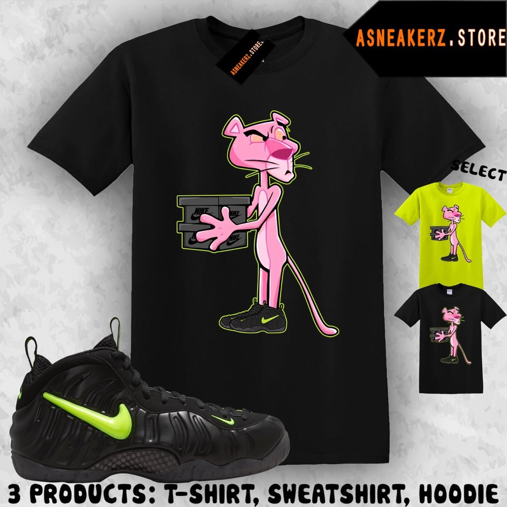 Shirt Matching Foamposite Pro Voltage 2026 To Match Sneaker Pink Panther T-Shirt