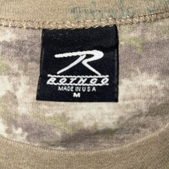 Men’s RothCo Camouflage Beige Short Sleeve T-Shirt Size M