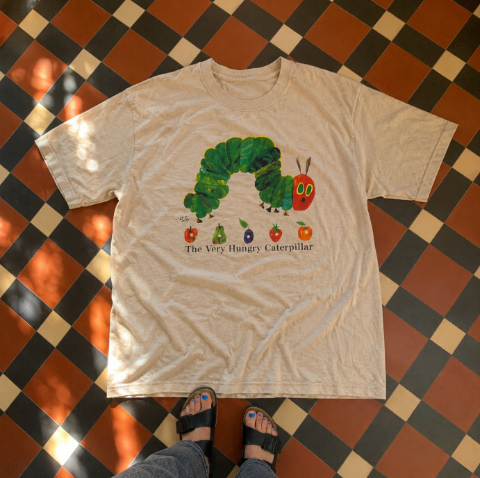The Very Hungry Caterpillar Graphic T-Shirt Unisex Kids Book Tee