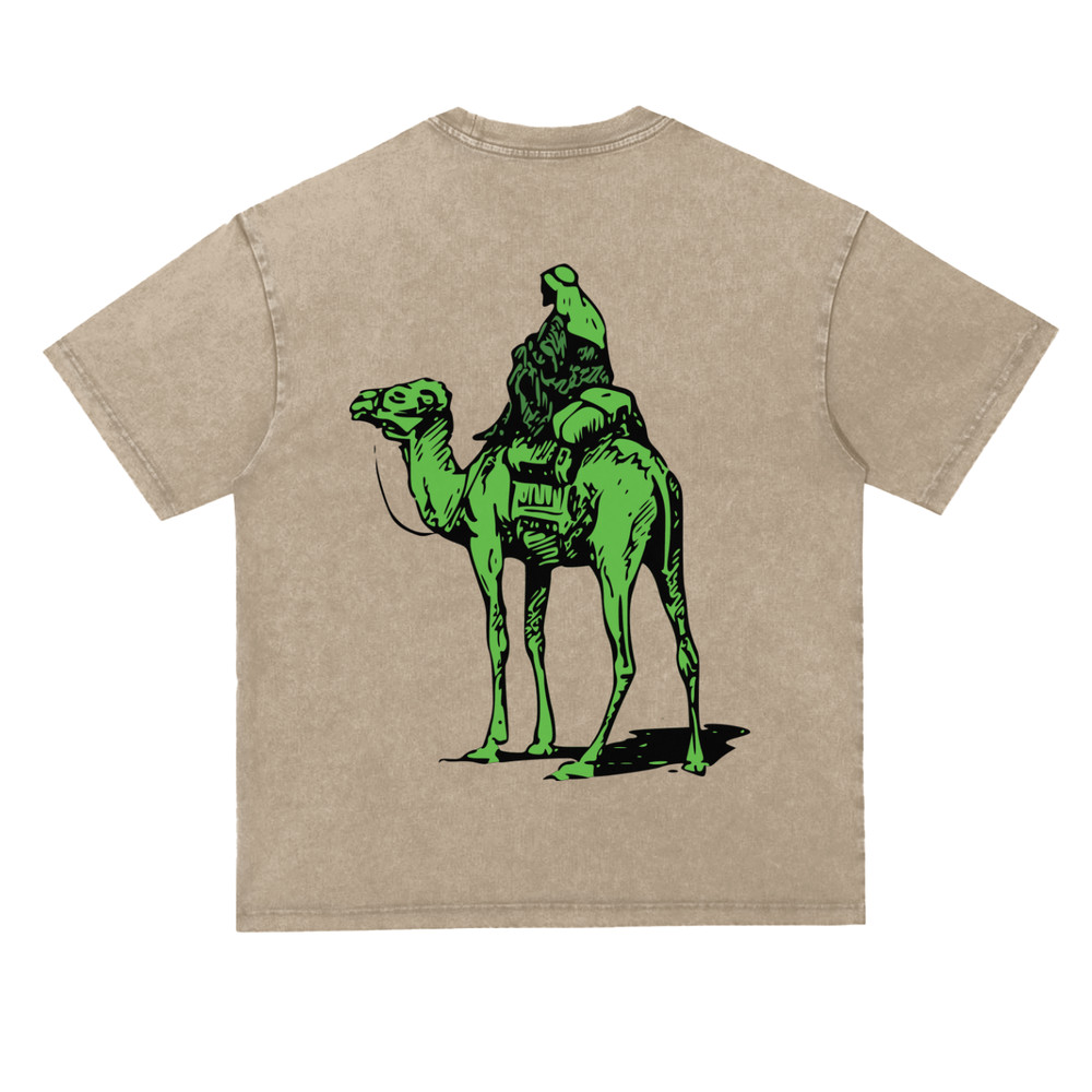 SILK ROAD DESIGN- Washed Heavy oversized tee
