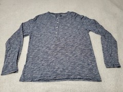 Bonobos Henley Standard Fit Long Sleeve Pullover Lightweight Shirt Size Small