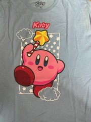 Nintendo Kirby Star Wand Light Blue Graphic T-Shirt XL