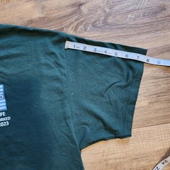 T-shirt with Company Logo & Matching Baseball Cap SIZE XL Dark Green Trucker