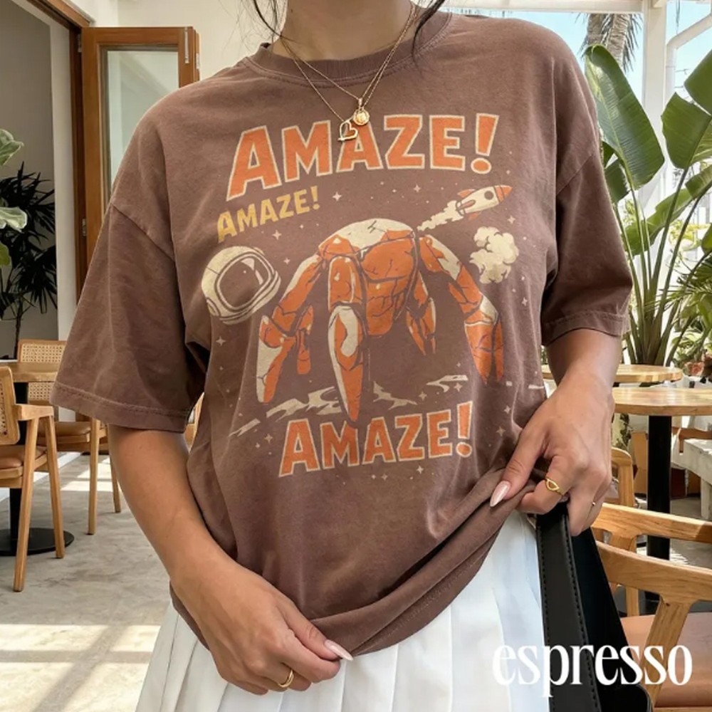 Amaze Rocket Rocky Shirt, Retro Project Hail Mary Sci Fi Book Tee, Amaze Shirt