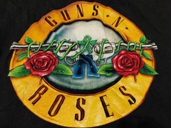 Guns N’ Roses Vintage Shirt The Roxx Size L Rock Music Cotton Jersey
