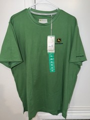 John Deere T-Shirt XL Green Embroidered Short Sleeve New W/Tags