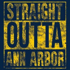 Straight Outta Ann Arbor – Hometown Sports Team FanUnisex T Shirt