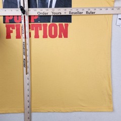 Miramax Pulp Fiction Long Sleeve Shirt Mens 2XL Yellow Movie Graphic Tee NEW