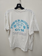 Vintage Powerhouse Gym T-Shirt Mens Xl USA Fairfield New Jersey Bodybuilding